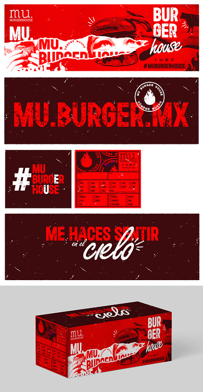 MU BURGER HOUSE branding characterdesign design graphic design illustration logo mascot motion graphics packaging vector