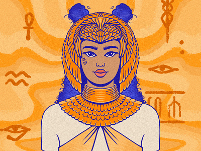 Egyptian Avatars Set design egypt illustration vector
