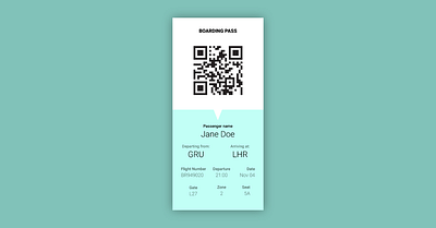 #DailyUI 024 app boarding pass boarding pass plane branding daily ui daily ui 024 design figma graphic design illustration logo plane travel ui ux