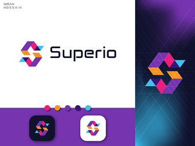 Superio Logo | S letter logo brand identity branding logo logo design s logo