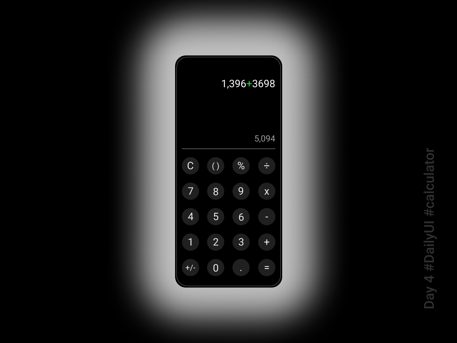 DailyUI Day 4 Calculator branding dailyui day4 design graphic design logo ui web web design website