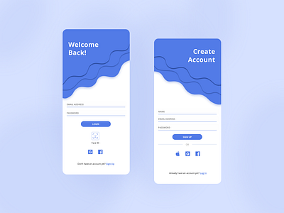 DailyUI 001: Sign-up Page mobile mobile app mobile app design ui uxdesign