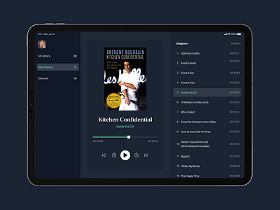 Implicit Grid Exercise app audio book grid structure