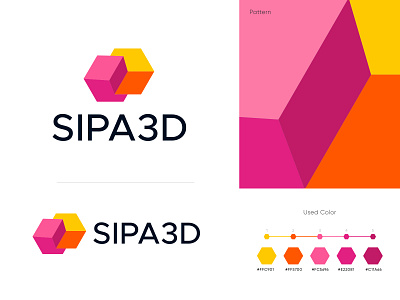 Sipa3D logo l 3D logo 3d logo a b c d e f g h i j k l m abstract animate brand identity branding creative logo agency logo design logo mark logos logotypo mark monogram n o p q r s a t u v w x y z professional simple logo technology vector visual identity