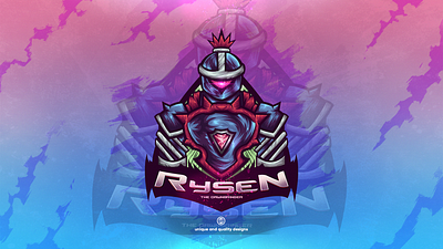 RYSEN - E-Sports Mascot design esports illustration mascot character mascot logo