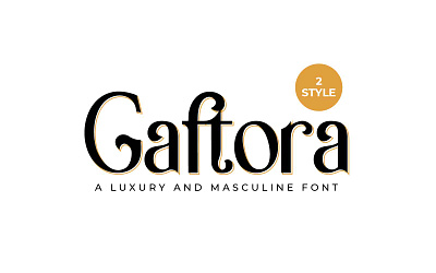 Gaftora creative market feminine font font awesome font design logo type luxury masculine monoline sans serif