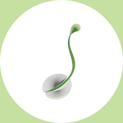 Planting seed sprout in ground tree icon