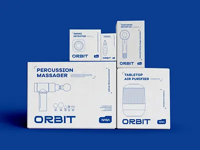 Nasa Home / Orbit abstract blue boxdesign branding color design graphic design illustration line lineart logo material nasa orbit packaging packagingdesign product texture typography vector