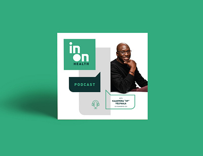 inon Health Podcast and social direction design health identity marketing minimal mobile podcast podcast art social media ux