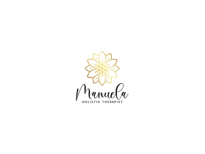 Manuela Holistic Therapist Logo Design advertisement branding business design designer logo logo design logopreneur modern