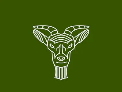 GOAT branding design flatdesign graphicdesign illustration lineart logo logodesign monoline monolinedesign vector