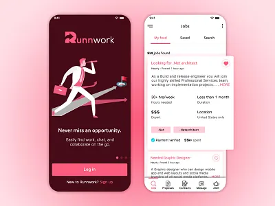 Runnwork | On Demand Freelance App Development android app development app development company freelance app ios app development mobile applications part time remote jobs remote jobs remote work remotely work from home