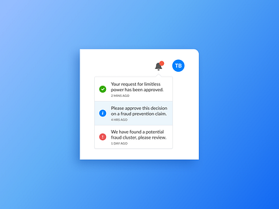 Portal Notifications aml digital payments figma file fintech fraud prevention interface design notifications payments portal project ui ui daily ui design uidaily ux ux design web app web portal