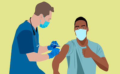 Vaccination artist design graphic design illustration pros and cons of vaccination vaccinated vaccination vaccinationdrawn