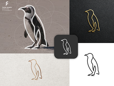 Penguinui Logo animals awesome bird branding clean corporate branding design graphic design illustration logo logodesign minimal modern penguin simple ux vector