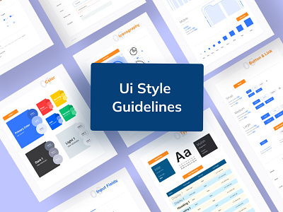 UI Style Guide | Web UI Style Guideline color style guide creative style guide design system figma guidelines landing page minimal style guide style kit styleguide typography ui ui design ui style guide ui style guideline uiux user interface ux design web style guide web ui style guideline