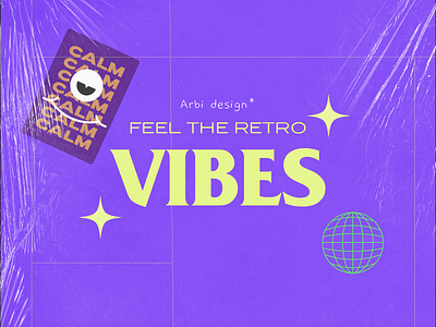 Back to the past 📼⏱ branding design graphic design illustration logo purple retro social symbol typography