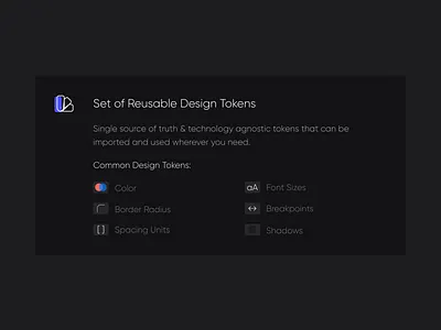 Design Tokens design system design tokens
