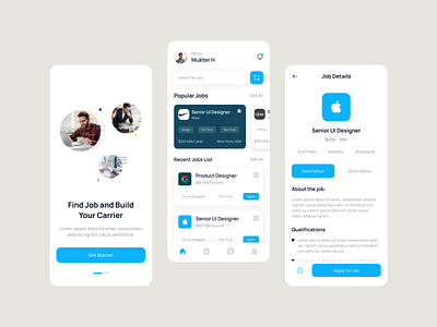 Jobs App designs, themes, templates and downloadable graphic elements on  Dribbble