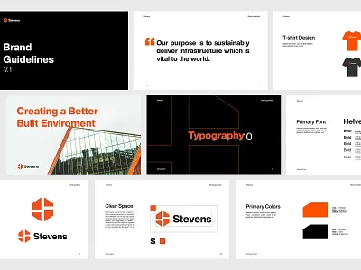 Stevens Brand Guidelines brandguidelines brandidentity branding design guidelines lettermark logo logodesign mark minimal monogram s symbol