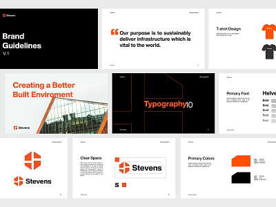 Stevens Brand Guidelines brandguidelines brandidentity branding design guidelines lettermark logo logodesign mark minimal monogram s symbol