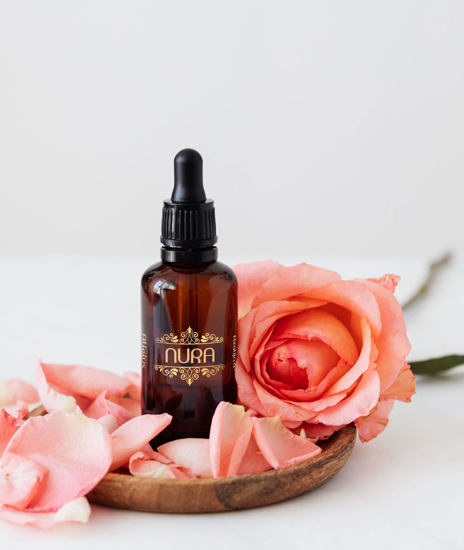 Label for perfume oil abstract arabian branding cosmetics design flower graphic design label logo natural oil organic ornament pattern perfume typography vector