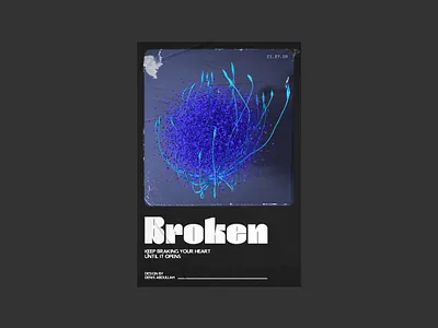 Broken 3d layout plakat poster posterart posterdesign visualarts