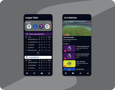 Football Stream App airquality animation app branding design icon illustration ios logo minimal mobile app mobileapp simple design simpledesign typography ui uidesign ux vector web