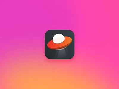 UFO app branding color design illustration logo ufo ui ux