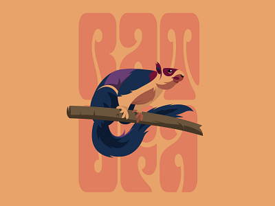 Ratufa Squirrel Logo animal branding graphic design illustration india logo logotype nature squirrel wild