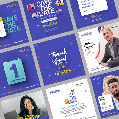 Online Careers Fair Event - Social Media Posts
