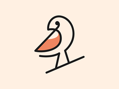 Bird! bird birds brand brand identity branding dove icon illustration line art logo logo design mark minimal monoline nest simple stroke symbol wings