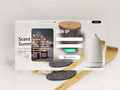 Design a Pop-Up - Daily UI 16 daily ui daily ui 16 dailyui design popup popup screen sign up sign up page uiux ux