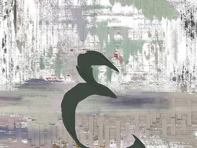 Letter 'Ain branding design graphic design illustration logo old painting ui ux vector