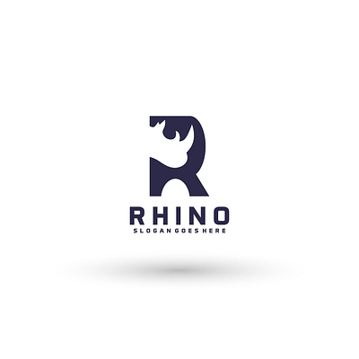 Rhino media logo for digital media branding design graphic design illustration logo motion graphics typography ui ux vector