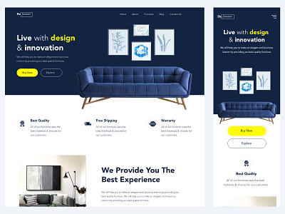 Furniture Banner Design branding design furniture banner design mobile app design ui ui design ux design