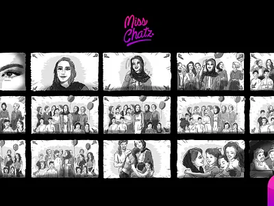 'Nurture You Life' Storyboard 50yrs ad adagency advertising artist celebration family film freelancer illustration movie production storyboard women