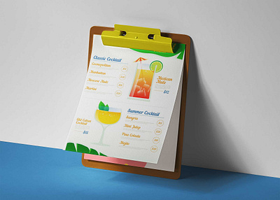 Menu Clipboard Mockup clip clip board collection design freebies illustration menu mockup new premium