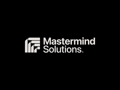 Mastermind Solutions logo design brand brand identity branding creative logo design icon identity logo logo design logo mark logofolio logotype mark minimal minimalist logo modern logo monogram symbol vector