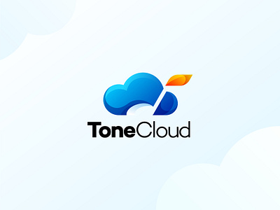 TONE CLOUD brand branding cloud creative design graphic design icon illustration logo music tone