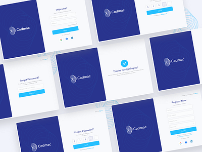 Sign In & Register Flow Screens dashboard dashboard login dashboard ui forgot password form login design login screen mockups onboarding onboarding web saas saas design sign in sign in form sign up success ui ux web design website