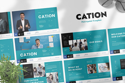 CATION - BUSINESS PRESENTATION TEMPLATE branding business design graphic design illustration keynote presentation ui