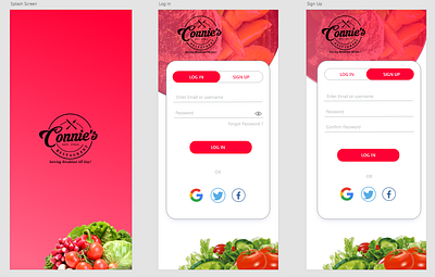 Food App Design app design icon logo ui ux