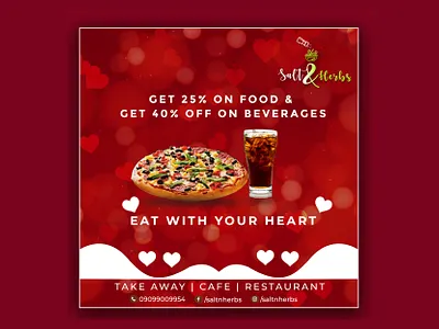 Valentine's Day Social Media Creative branding design graphic design ill illustration logo vector