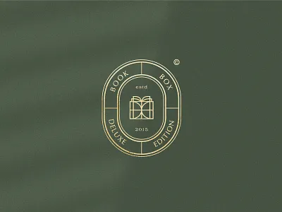 Alternative short version of the logo for BOOK BOX co. branding design graphic design logo vector