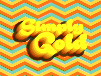 Logotype for CBD start-up 70 s brand logo retro