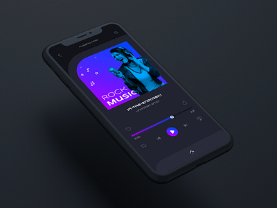 Daily UI Design Challenge | Day 09 | Music Player 3d appdesign branding dark darktheme darkui design figma graphic design illustration landingpage webdesign uiux logo mockup music musicplayer ui uiux ux