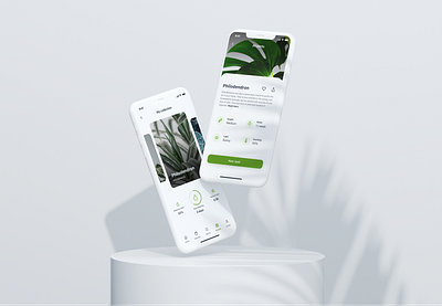 Plant care app design green plant plant care ux