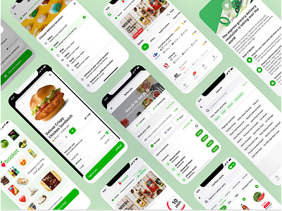 Basket Grocery Shopping app design food grocery ios locals market order pay shopping stores super market ui ux