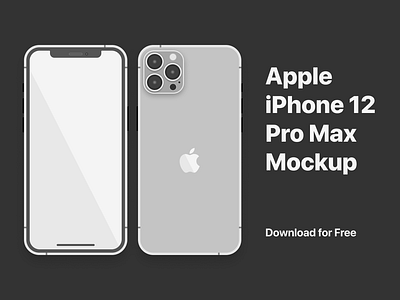 Apple iPhone 12 Pro Max Mockup